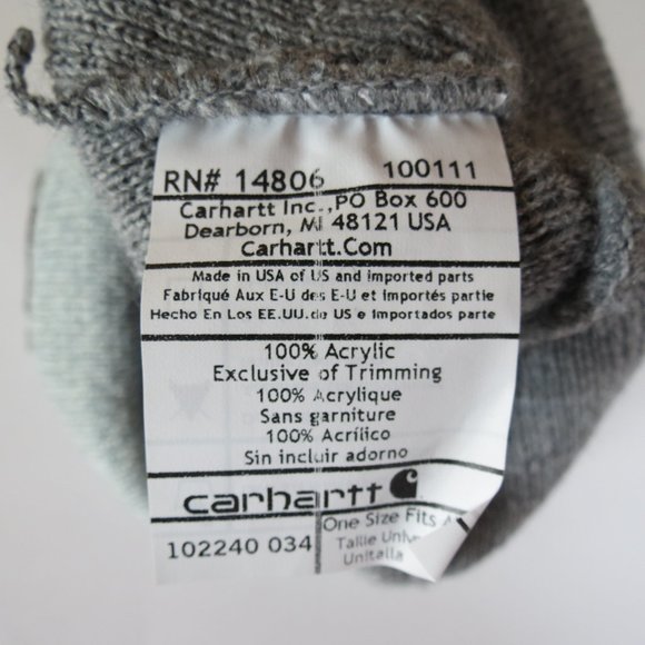 Carhartt Beanie Handmade in USA Pom main image 5